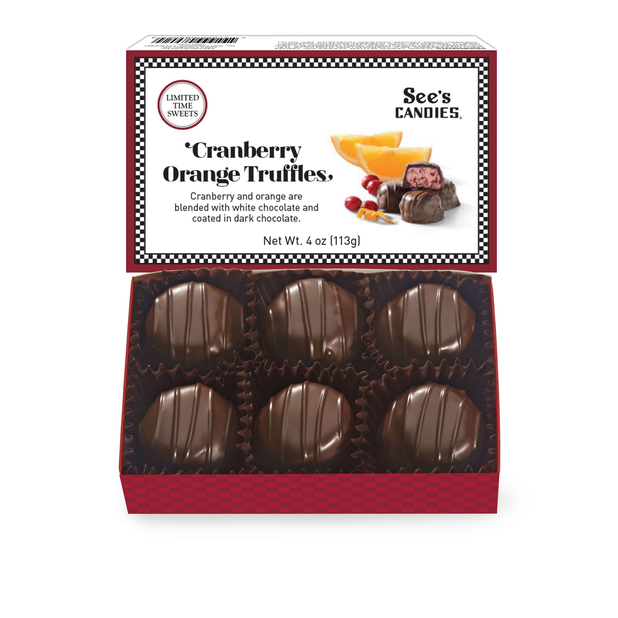Cranberry Orange Truffles
