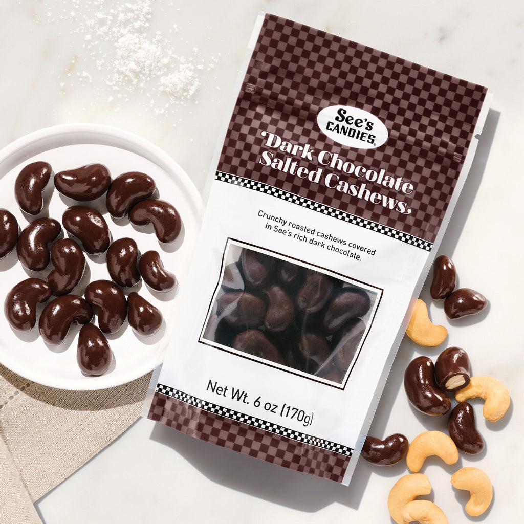 Dark Chocolate Salted Cashews