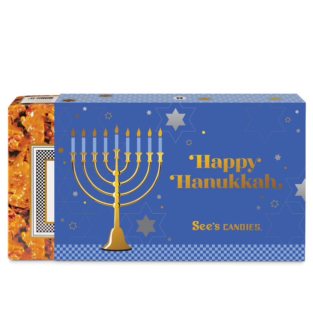 Hanukkah Peanut Brittle