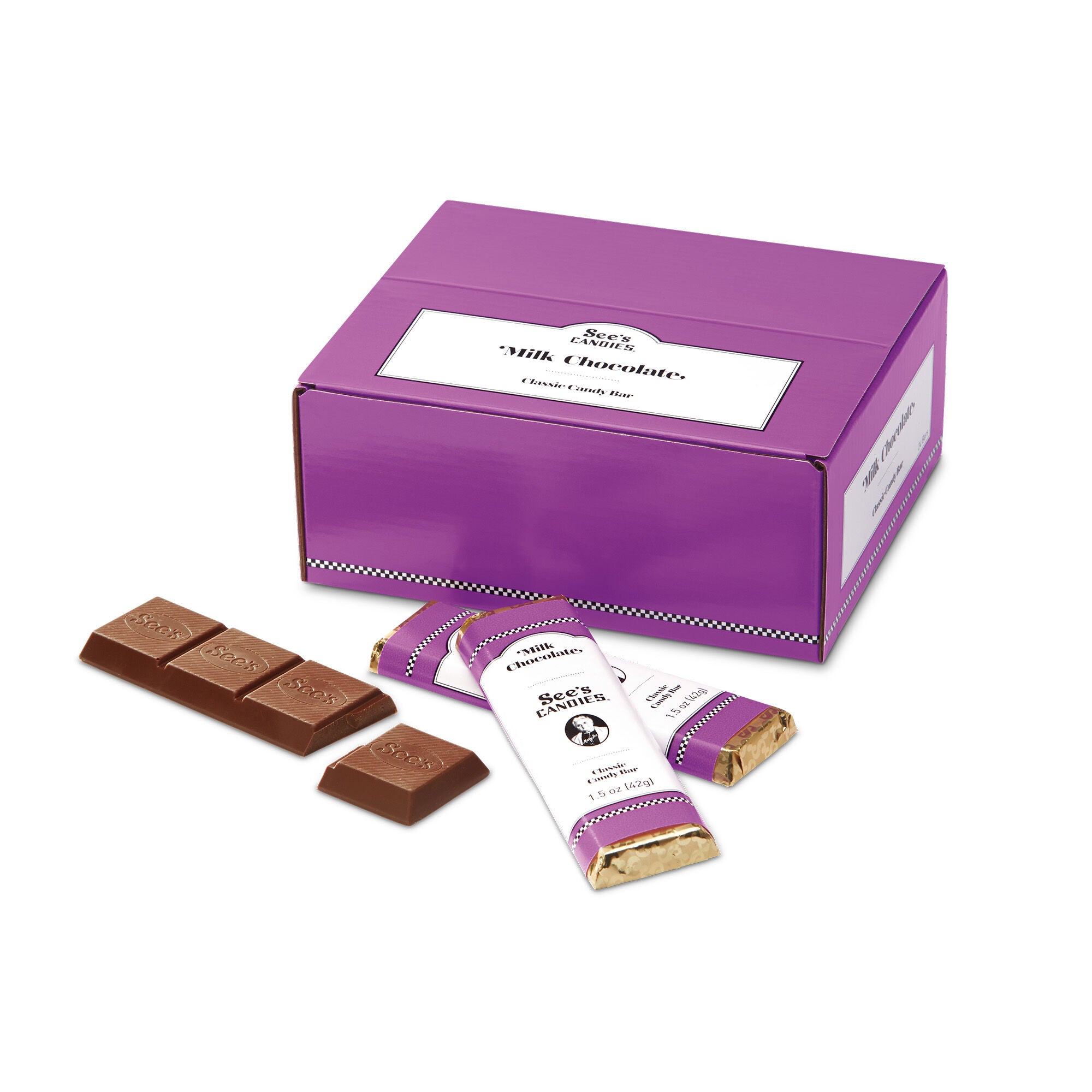 Milk Chocolate Candy Bars