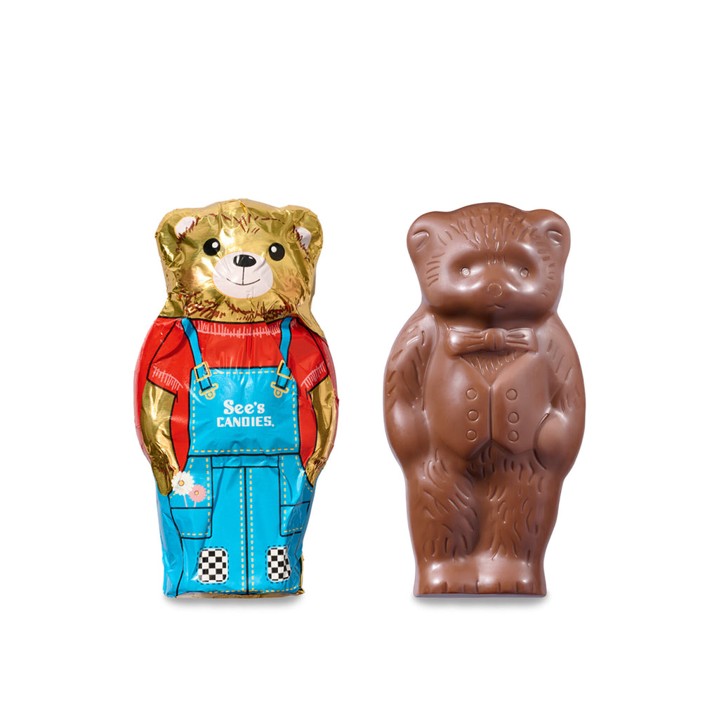 Milk Chocolate Teddy Bears (Pack of 6)