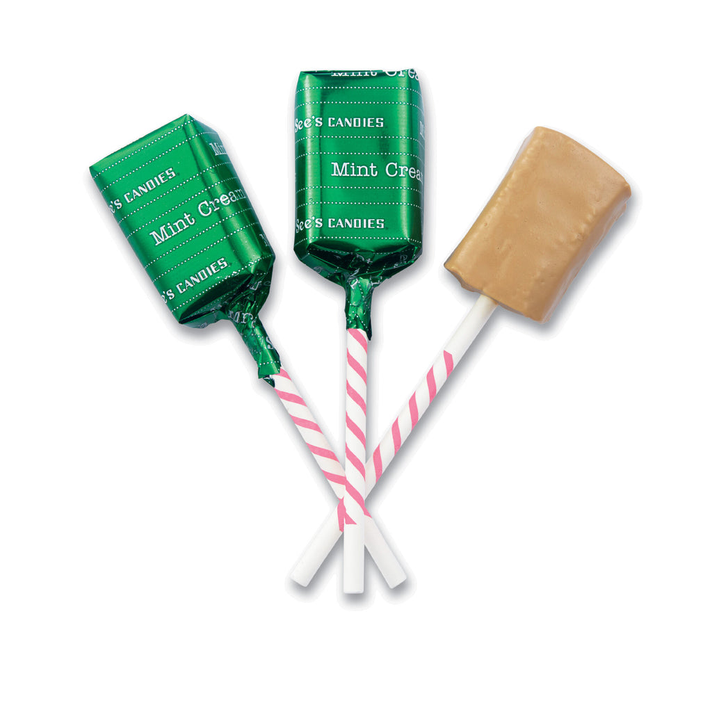 Mint Cream Lollypops