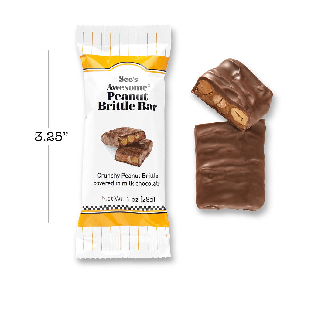 See's Awesome® Peanut Brittle Bars
