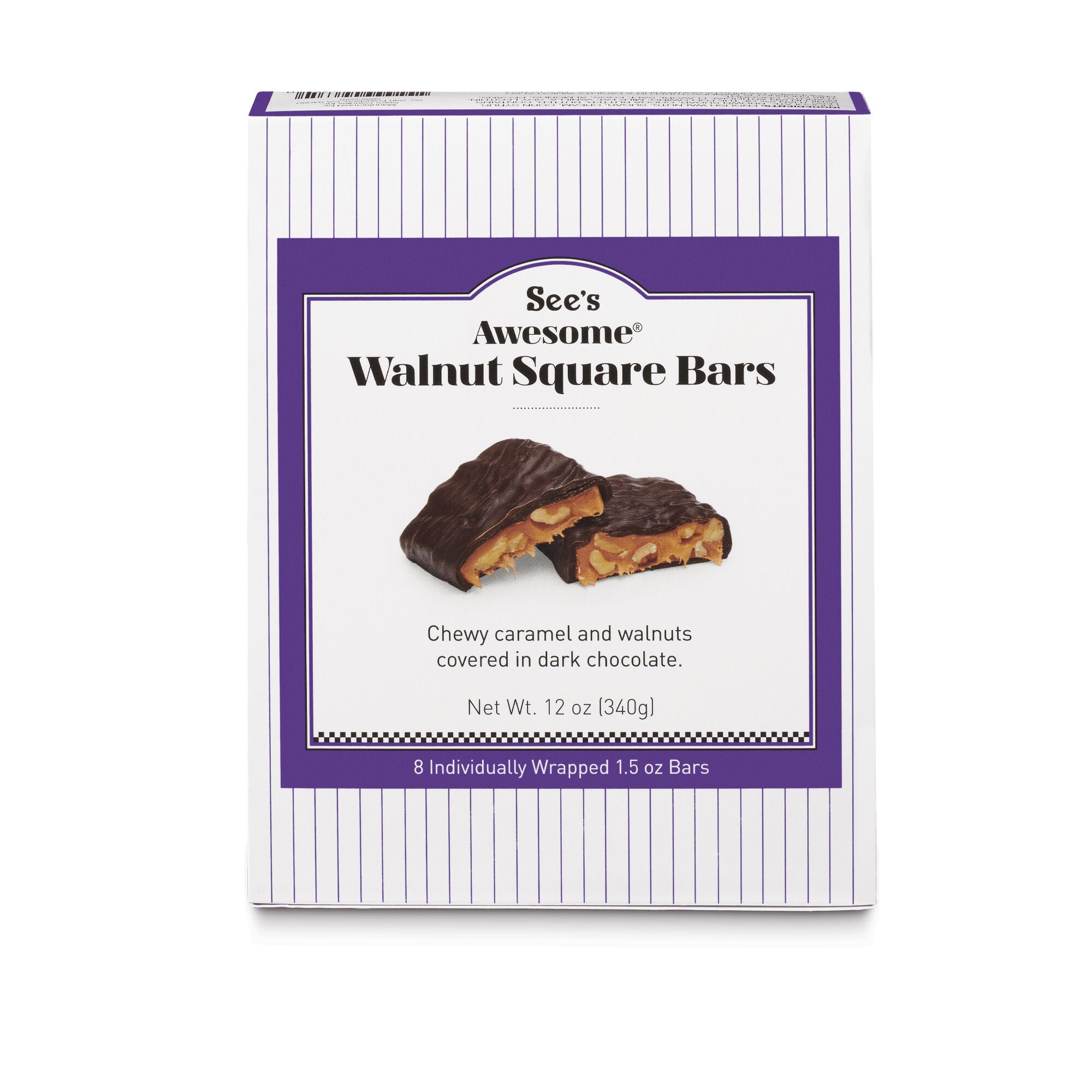 See's Awesome® Walnut Square Bars