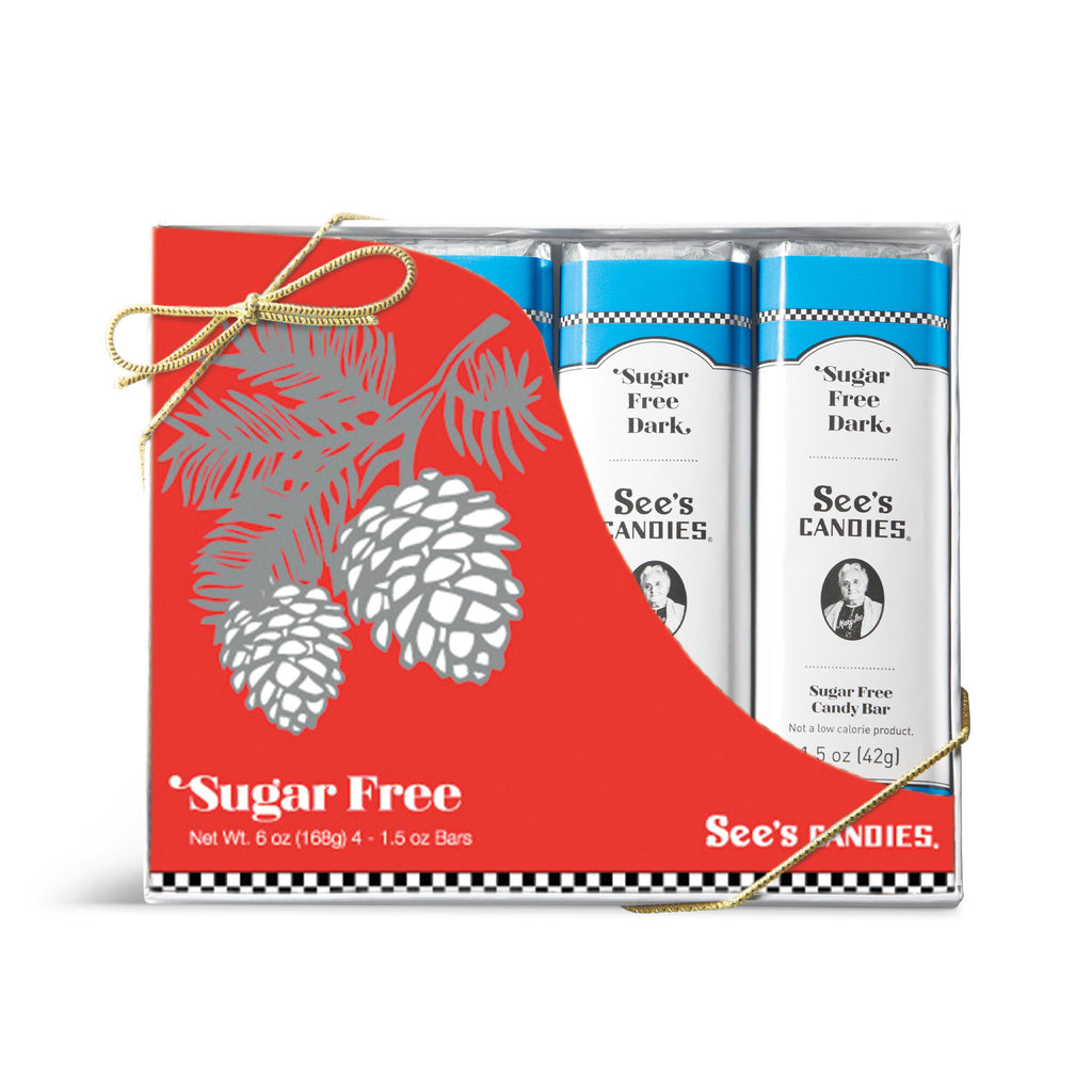 Sugar Free Christmas Dark Bars