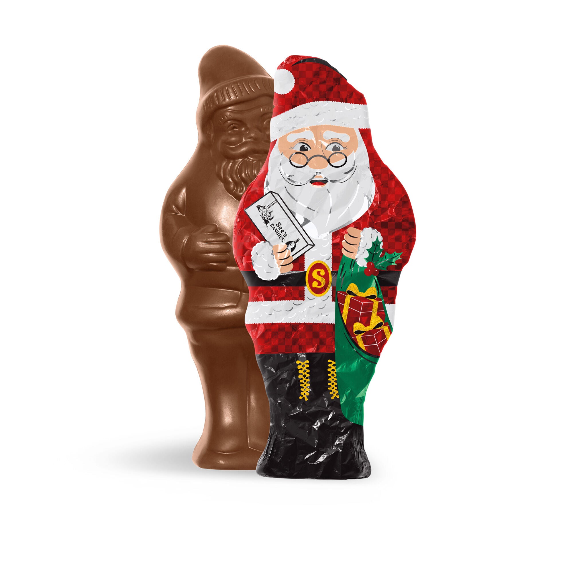 Tall Milk Chocolate Santa