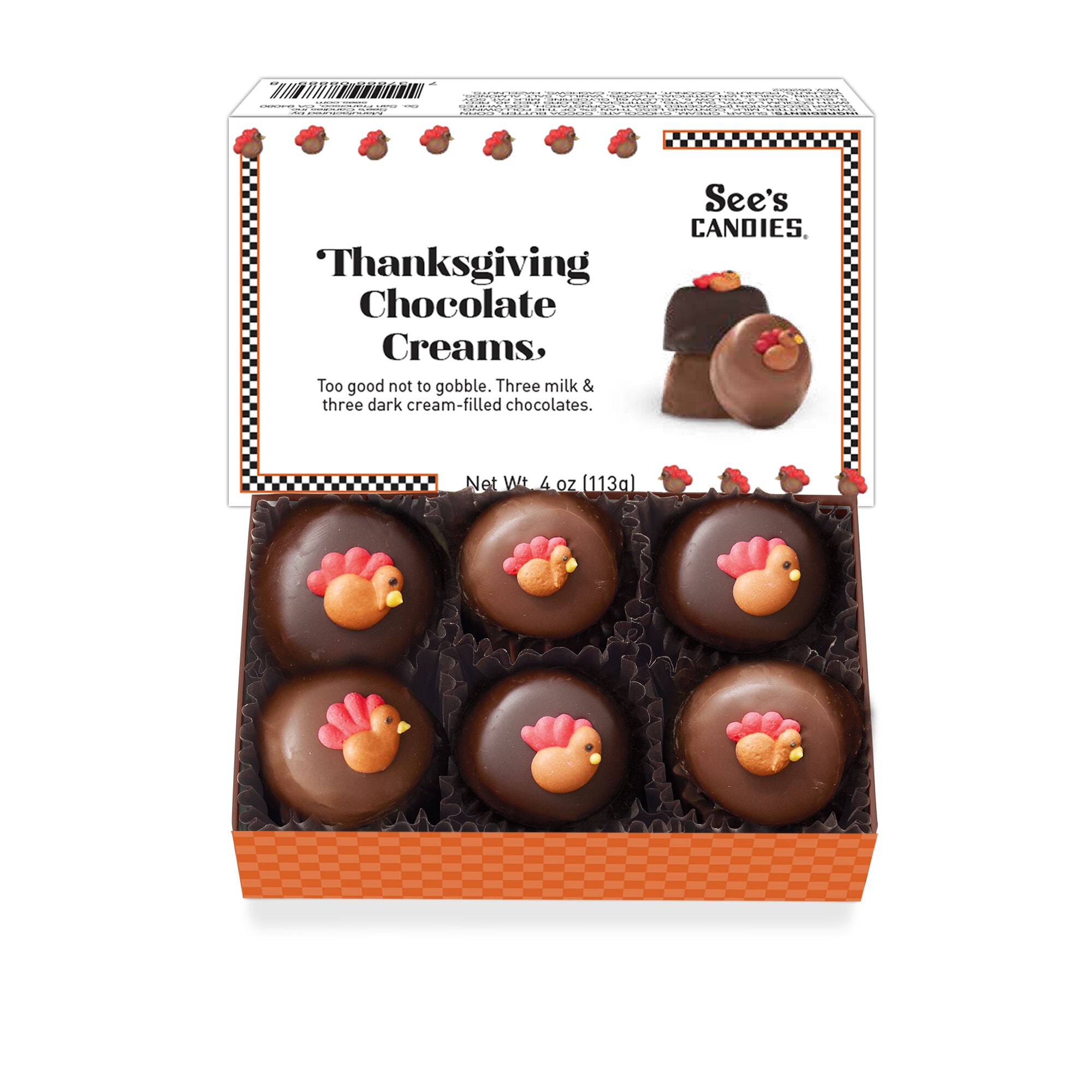 Thanksgiving Chocolate Creams
