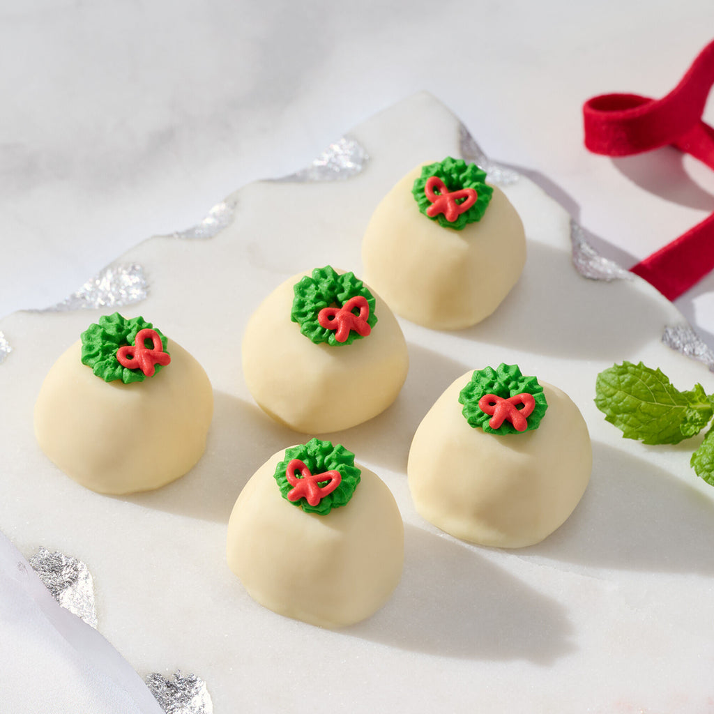 White Mint Truffles